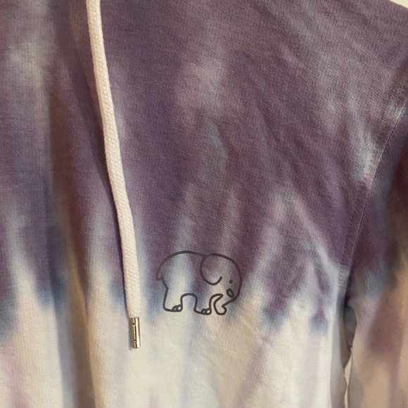 Women’s Medium Ivory Ella tie-dye hoodie - Picture 2 of 3